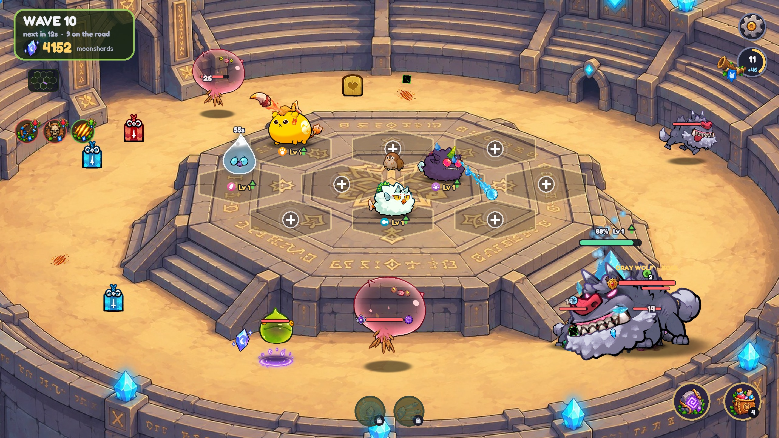 The Coliseum floor